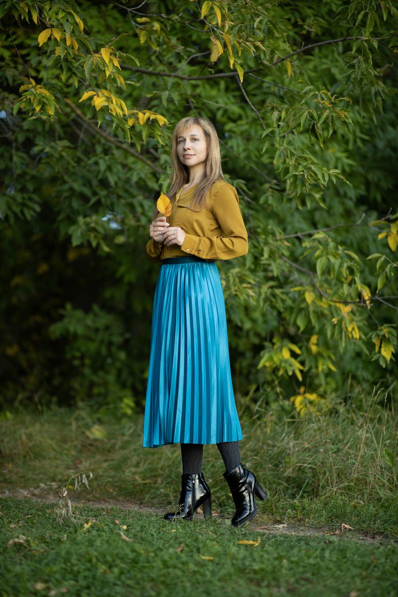 Women's Pleated Skirt