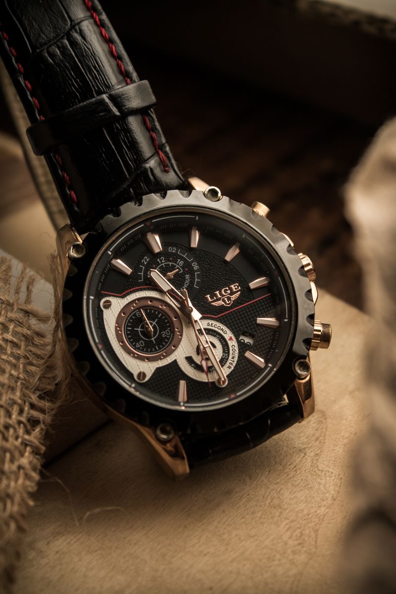 Leather Strap Watch