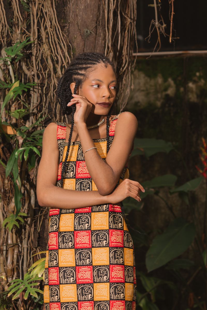 African Wax Print Dress