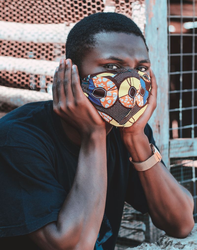 African Print Face Mask